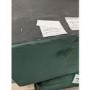 GRADE A2 - 4 Seater Right Hand Facing L Shaped Sofa in Dark Green Velvet - Payton