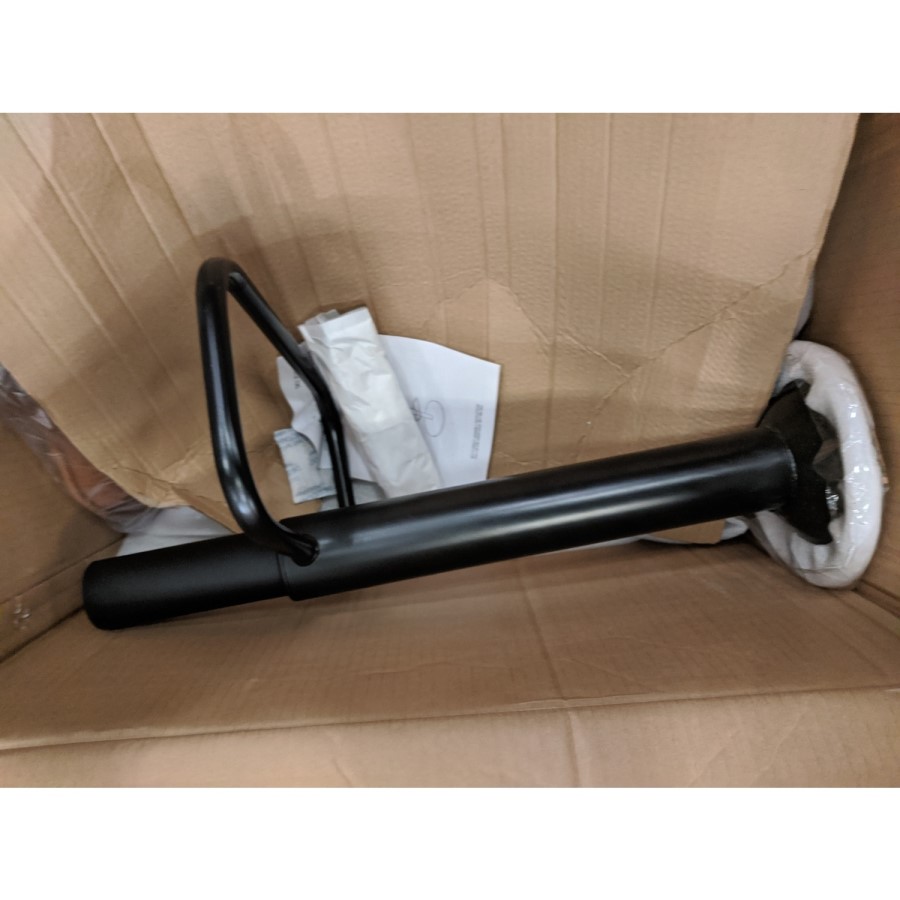 GRADE A2 - Curved Tan Faux Leather Adjustable Bar Stool with Back - Runa