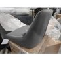 GRADE A2 - Charcoal Velvet Bar Stool with Back - 77cm - Macie