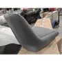 GRADE A2 - Charcoal Velvet Bar Stool with Back - 77cm - Macie