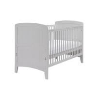 Grey Cot Bed with 3 Adjustable Heights - East Coast Venice