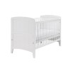 White Cot Bed with 3 Adjustable Heights - East Coast Venice