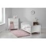 White Cot Bed with 3 Adjustable Heights - East Coast Venice