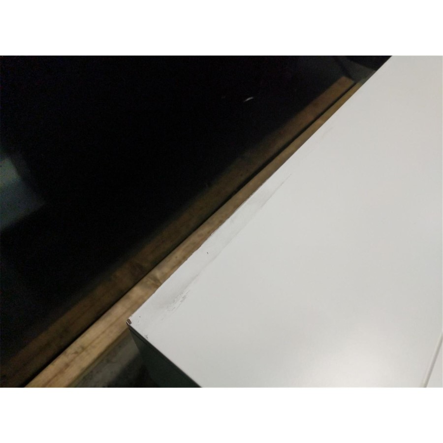GRADE A2 - White Wall Mounted Electric Fireplace Suite with LED Lights - Amberglo