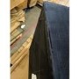 GRADE A2 - Navy Velvet Chesterfield Footstool with Storage - Payton
