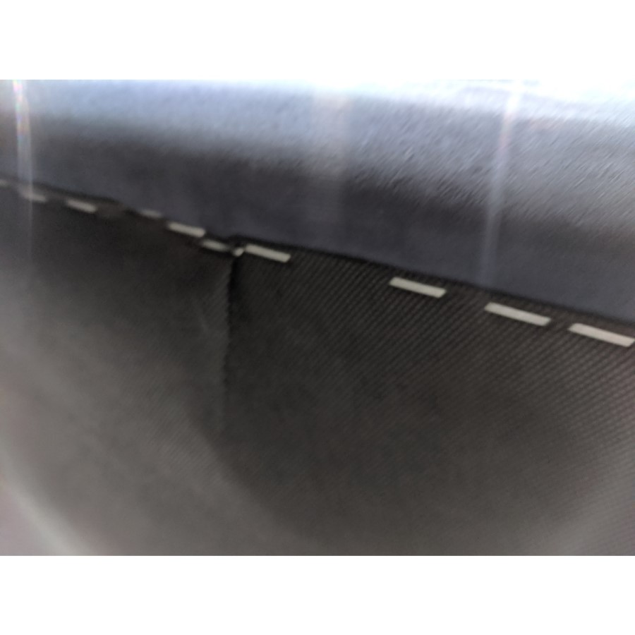 GRADE A2 - Navy Blue Velvet Wingback Armchair - Rupert