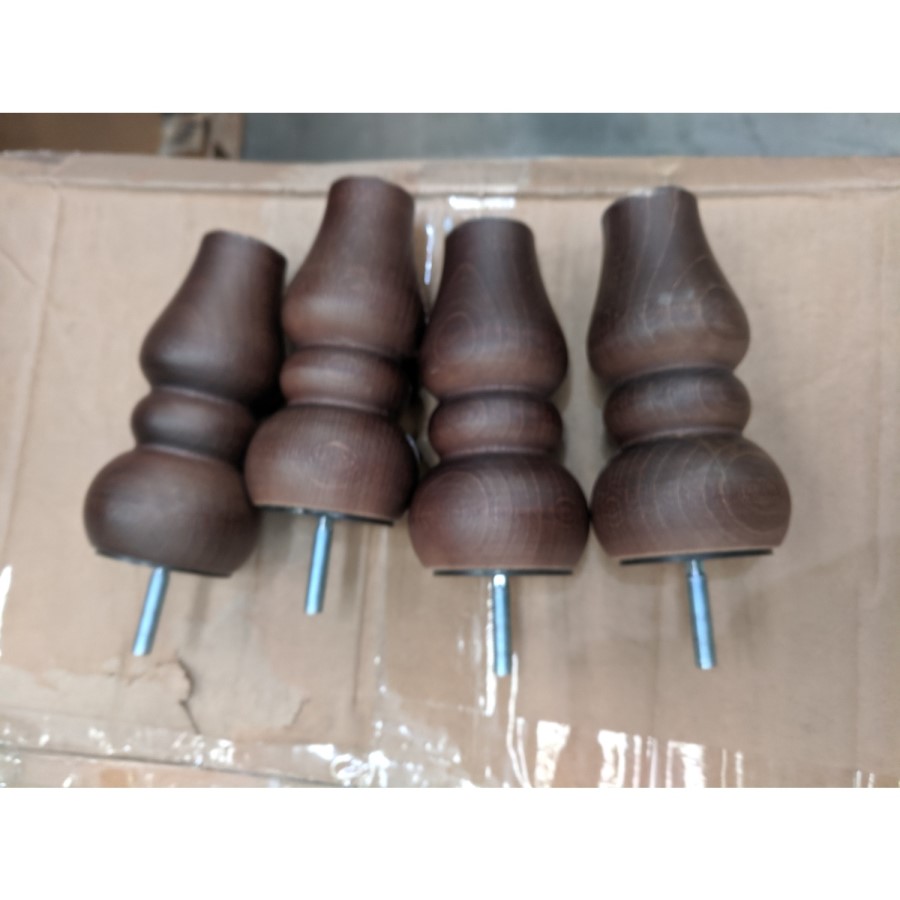 GRADE A2 - Navy Blue Velvet Wingback Armchair - Rupert