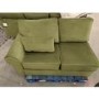 GRADE A2 - High Back 4 Seater Corner Sofa in Olive Green Velvet - Aoife