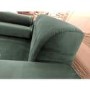 GRADE A2 - Green Velvet Left Hand L Shaped Sofa - Seats 3 - Idris