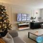 IMPERFECT - White Wall Mounted Electric Fireplace  - 39 Inch - Amberglo