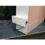 GRADE A3 - White Freestanding Electric Fireplace with LED Lights 48 inch - Amberglo