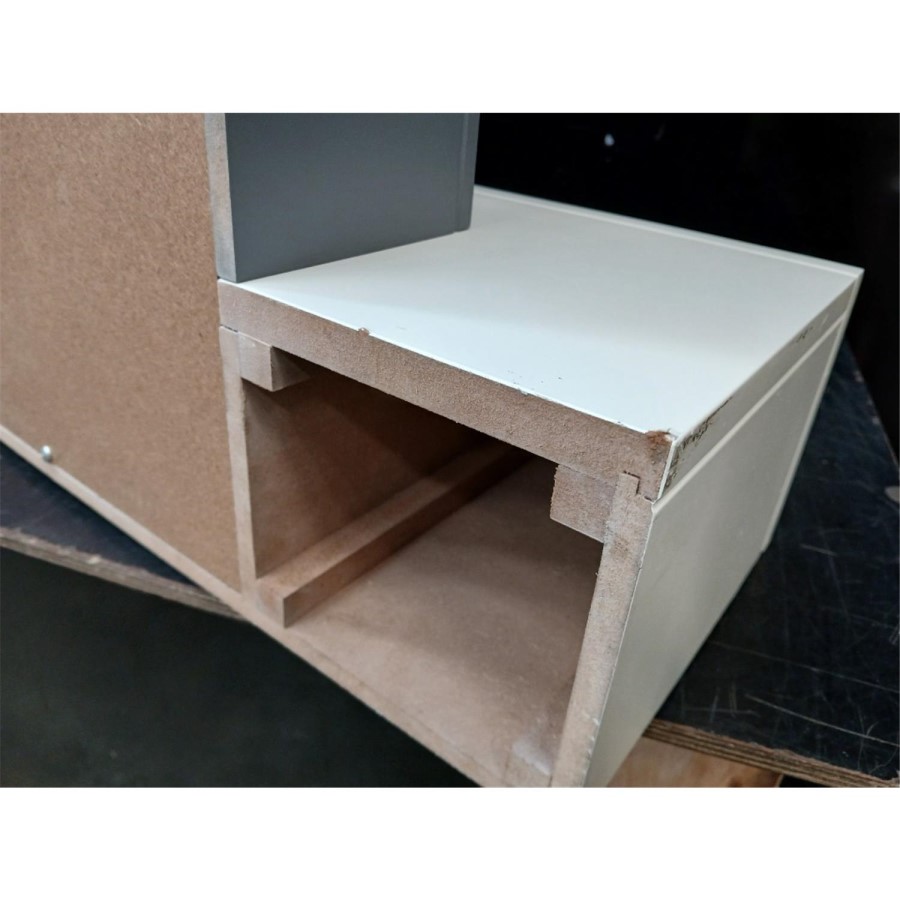 GRADE A3 - White 52inch Wall Mounted Electric Fireplace - AmberGlo