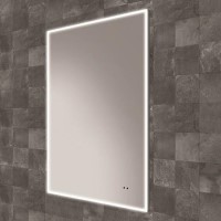 Rectangular LED Bathroom Mirror with Demister 500 x 800mm- HiB Air 50 