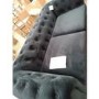 IMPERFECT - Navy Velvet Chesterfield Pull Out Sofa Bed - Seats 3 - Bronte