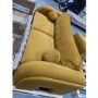 ALMOST PERFECT - Mustard Velvet Curved 3 Seater Sofa - Aurelia