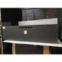 GRADE A3 - Black 70inch Inset Electric Media Wall Fireplace - AmberGlo