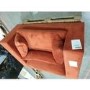 ALMOST PERFECT - Burnt Orange Velvet Cuddle Chair - Hudson