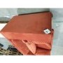 ALMOST PERFECT - Burnt Orange Velvet Cuddle Chair - Hudson