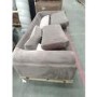 ALMOST PERFECT - Mink Velvet 3 Seater Sofa - Elvi