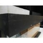 GRADE A3 - Black 3-Sided Inset Electric Media Wall Smart Fire Place - 40 Inch - AmberGlo