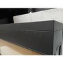GRADE A3 - Black 3-Sided Inset Electric Media Wall Smart Fire Place - 40 Inch - AmberGlo