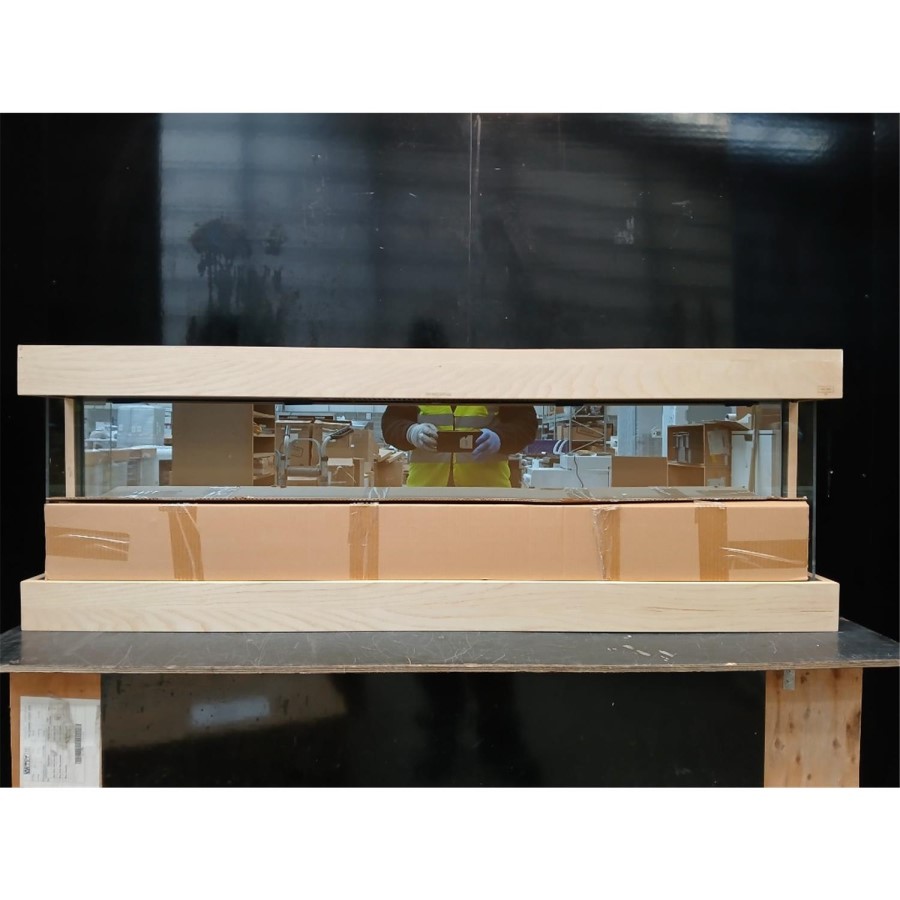 ALMOST PERFECT - Oak 51inch Inset Electric Fireplace - AmberGlo
