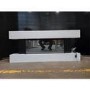 GRADE A3 - White 52inch WiFi Enabled Wall Mounted Electric Fireplace - AmberGlo