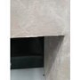 GRADE A3 - Black & Stone 62inch Wall Mounted Electric Fireplace With Pebbles - AmberGlo