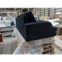 GRADE A3 - Black Velvet 4 Seater Sofa - Payton