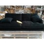 GRADE A3 - Black Velvet 4 Seater Sofa - Payton