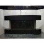IMPERFECT - Black 47inch Wall Mounted Electric Fireplace - AmberGlo