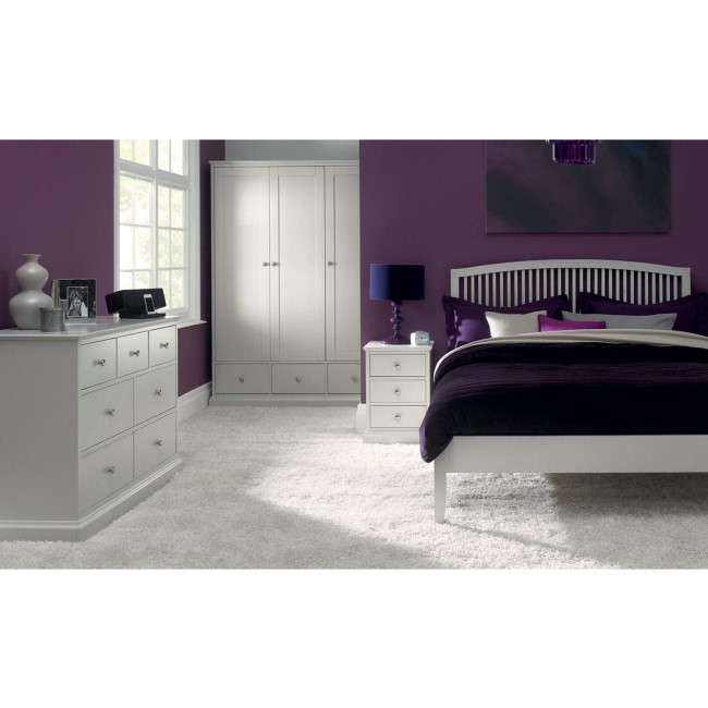 Bentley Designs Ashby Single Bed in Cotton White 