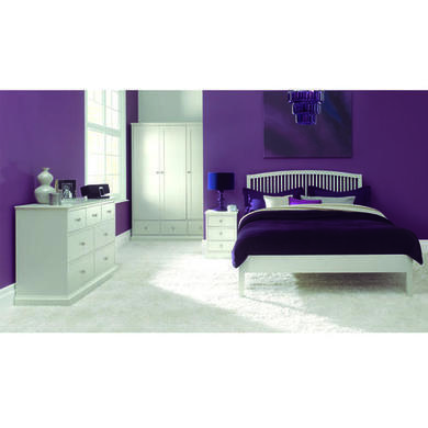 Bentley Designs Ashby Double Wardrobe in Cotton White 