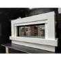 IMPERFECT - White 48inch WiFi Enabled Wall Mounted Electric Fireplace - AmberGlo