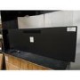 IMPERFECT - Black 3-Sided Inset Electric Media Wall Smart Fire Place - 60 Inch - AmberGlo