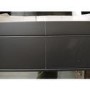 IMPERFECT - Black 3-Sided Inset Electric Media Wall Smart Fire Place - 60 Inch - AmberGlo