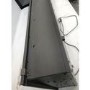 GRADE A3 - Black Slimline Inset Electric Media Wall Smart Fire Place - 60 Inch - AmberGlo