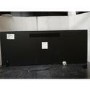 GRADE A3 - Black 3-Sided Inset Electric Media Wall Smart Fire Place - 50 Inch - AmberGlo