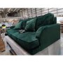 GRADE A3 - Dark Green Velvet 4 Seater Sofa - Payton