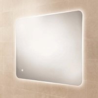 Rectangular Backlit Heated Bathroom Mirror with Lights 600 x 800mm- HiB Ambience 60