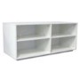 Monaco 4 Shelf TV Unit in White