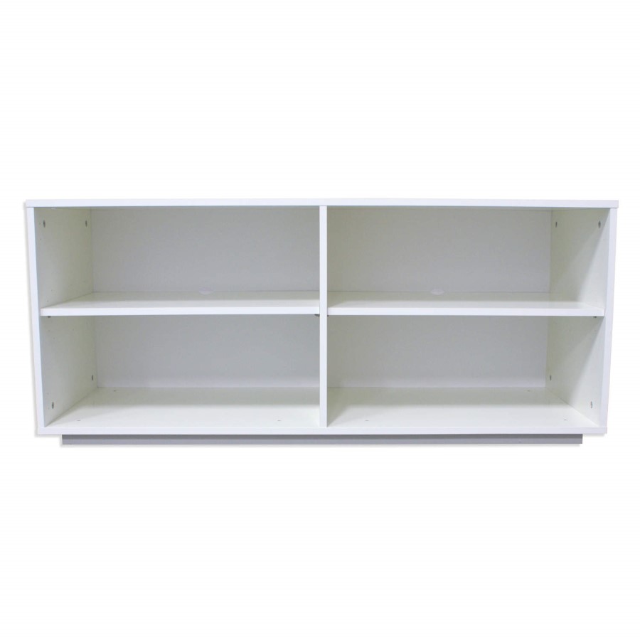 Monaco 4 Shelf TV Unit in White