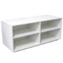 Monaco 4 Shelf TV Unit in White