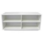 Monaco 4 Shelf TV Unit in White