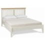 Bentley Designs Hampstead Double Bed in Soft Grey and Oak