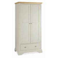 Bentley Designs Hampstead Wardrobe in Soft Grey and Oak