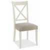 Bentley Designs Pair of Hampstead Cross Back Chairs in Soft Grey