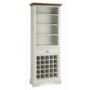 Bentley Designs Hampstead Wine Rack in Soft Grey and Walnut