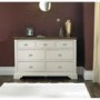 Bentley Designs Hampstead 3+4 Drawer Chest in Soft Grey and Walnut