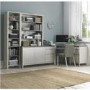 Bergen Corner Desk in Soft Grey & Washed Oak